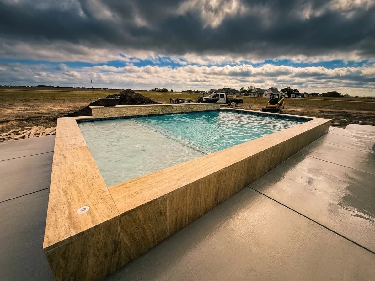 Pool construction on a Hill Country lot — Hill Country dirt requires different building
