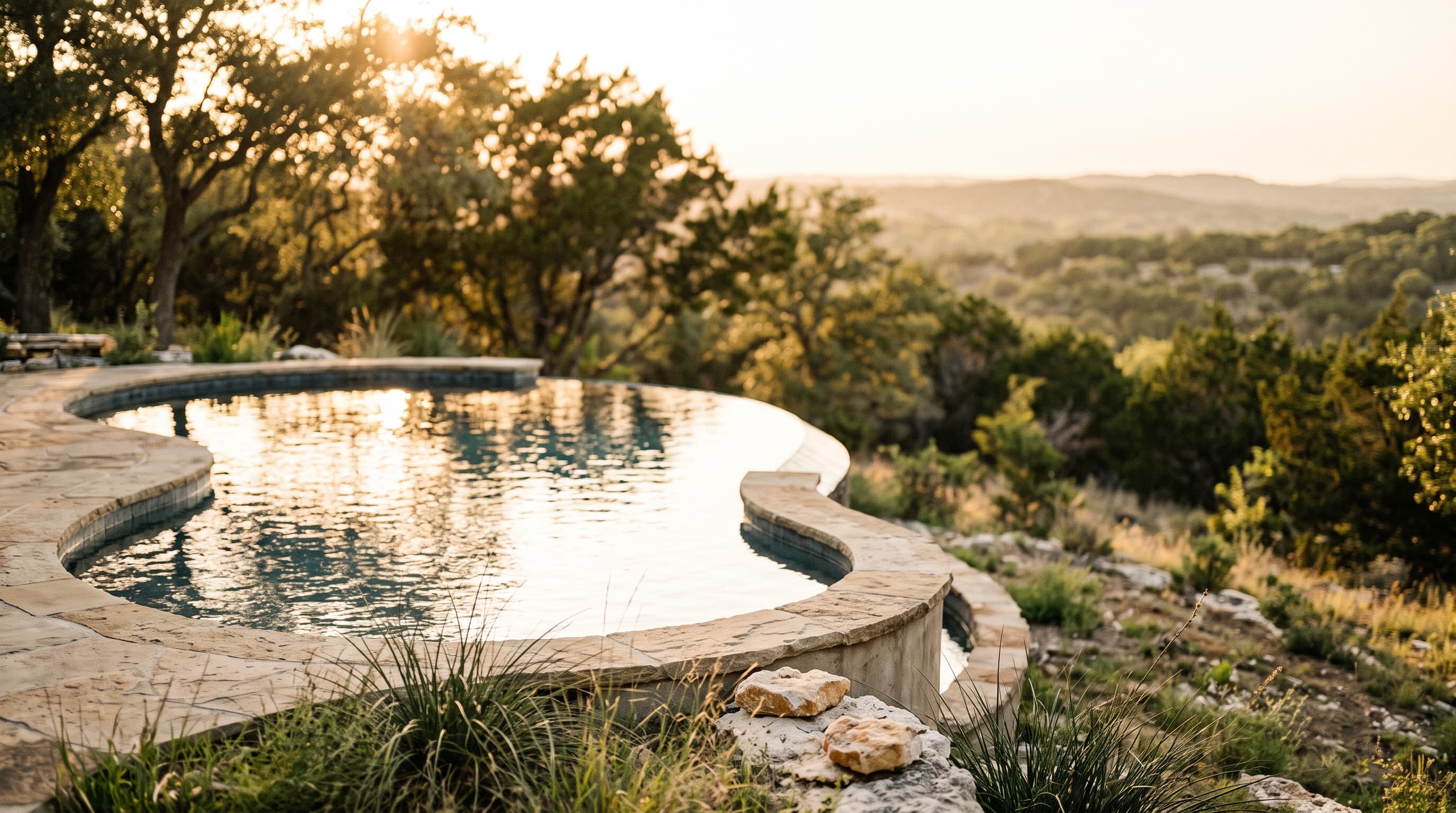 Choosing a Seguin Custom Pool Builder: Designing for Hill Country Terrain